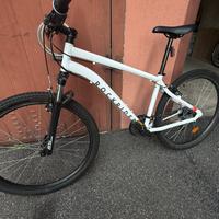 Bici Mountan Bike  Rockrider bianca 28,5