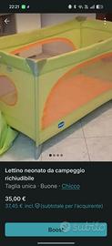 lettino da campeggio richiudibile Box