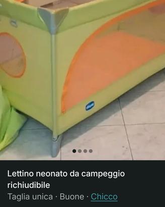 lettino da campeggio richiudibile Box