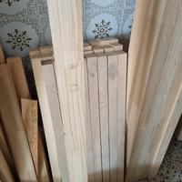 27 Listelli legno lamellare   90cm x 6cm x 4,5 cm 