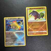 Lotto 2 carte pokemon holo lucente card ita nm