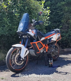 KTM 990 Adventure R - Tris valigie + accessori