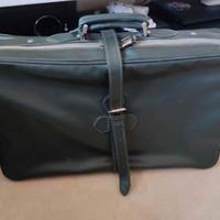 Valigia in Pelle Verde Sirio