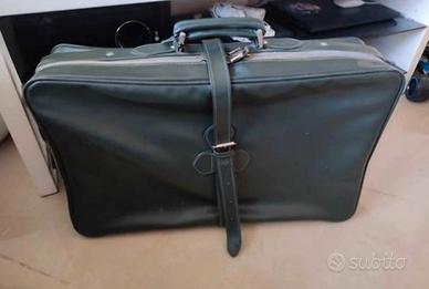 Valigia in Pelle Verde Sirio