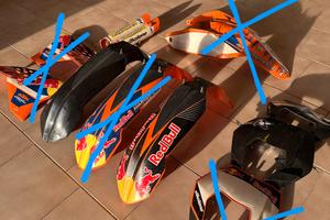 Plastiche vaire ktm