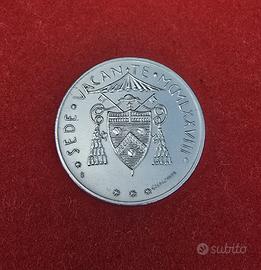 500 Lire Argento Vaticano Sede Vacante 1978
