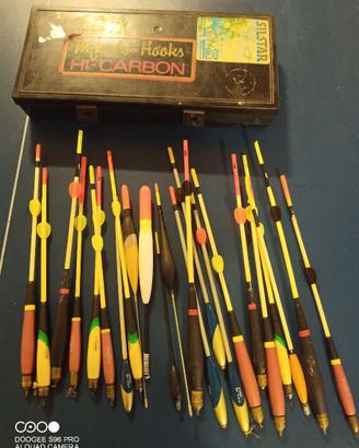 Galleggianti pesca all'inglese/pesca dello storion