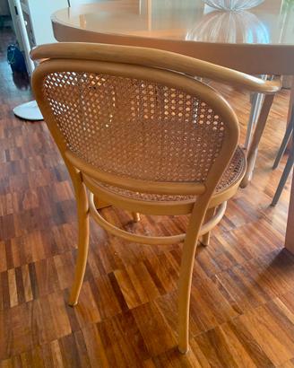 Sedie con braccioli tipo thonet