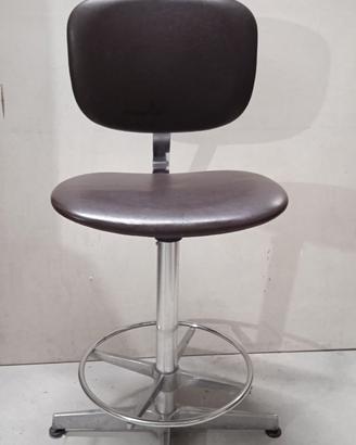 Sgabello alto vintage architetto modernariato