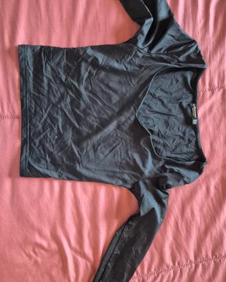 Maglietta nera stradivarius
