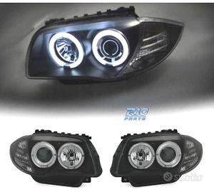 FARI BMW E81 E87 E82 E88 ANGEL EYES SFONDO NERO
