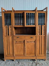Credenza vetrina d'epoca Liberty