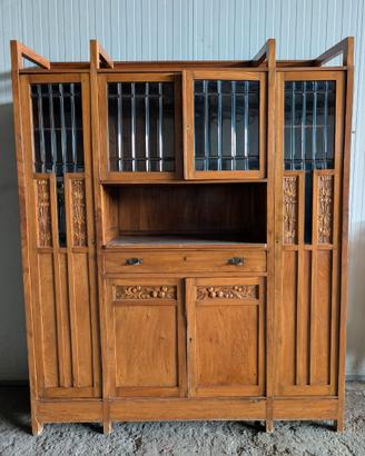 Credenza vetrina d'epoca Liberty
