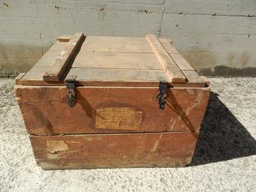 Cassa legno porta munizioni Esercito Italiano