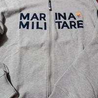 Felpa con zip Marina Militare 
