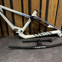 KIT TELAIO MTB FULL IN CARBONIO MIS. S CANYON LUX