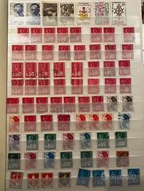 Stock Francobolli Francia anni vari