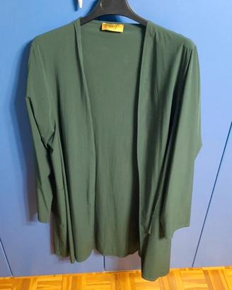 Cardigan verde bottiglia - Curvy