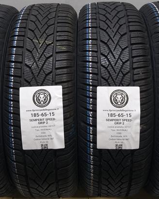 4 GOMME 185 65 15 SEMPERIT A63167