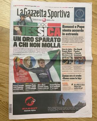 La Gazzetta dello Sport 5 Agosto 2012 Olimpiadi
