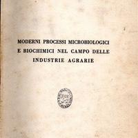 Moderni processi micro/biochimici in ind. agrarie