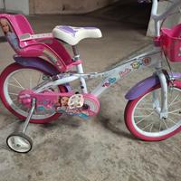 Bicicletta barbie  bambina 16 pollici 3-7 anni
