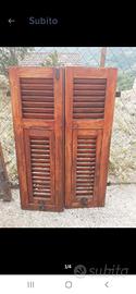 Persiana di legno da verniciare