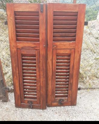 Persiana di legno da verniciare