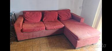 Divano arancione arancio penisola L 5 7 posti casa