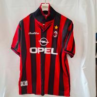 Maglia Milan ufficiale Kluivert autografata
