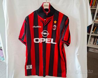 Maglia Milan ufficiale Kluivert autografata