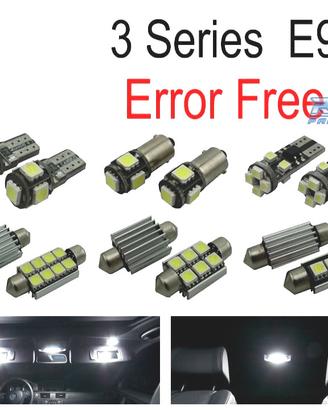 KIT 17 LAMPADE LED INTERNE BMW SERIE 3 E90 SEDAN 3