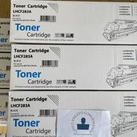 3 TONER COMPATIBILI CF283A CON SCATOLA