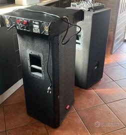 Casse passive Proel SMT 153P con amplificatore LEM