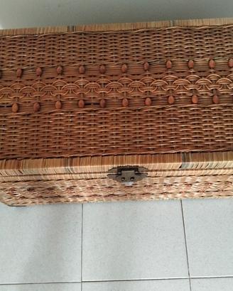 baule in vimini 