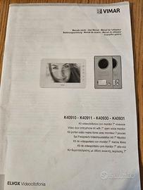 Vimar Kit Videocitofonico Da Parete