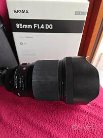 Obiettivo Sigma Art 1.4 Reflex Nikon