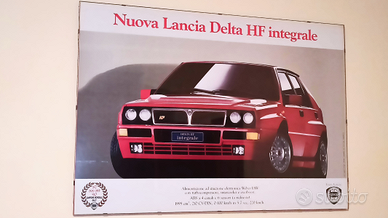 Poster Lancia Delta Integrale evoluzione