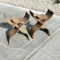 Sedie pieghevoli in legno