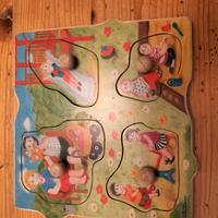 Puzzle ad incastro in legno 