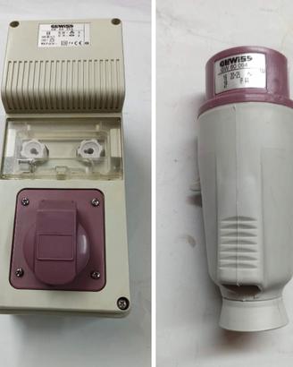 GEWISS GW 66 356 PRESA CON TRASFORMATORE + SPINA