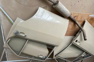 Portiere e scarico x alfetta 1800 prima serie