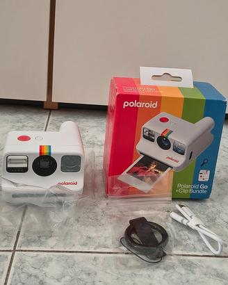 Polaroid Go Gen 2 bianca + Clip nera, come nuova