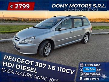 Peugeot 307 1.6 16V HDi 110CV anno 05