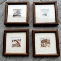 Quadri quattro stagioni vintage anni 70 80