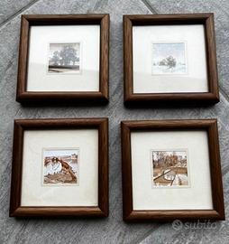 Quadri quattro stagioni vintage anni 70 80