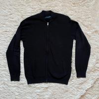 Maglione Alcott nero a maniche lunghe con zip