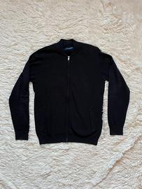 Maglione Alcott nero a maniche lunghe con zip