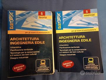 Libri test architettura e ingegneria edile