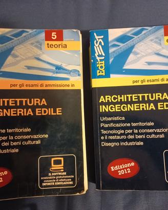 Libri test architettura e ingegneria edile